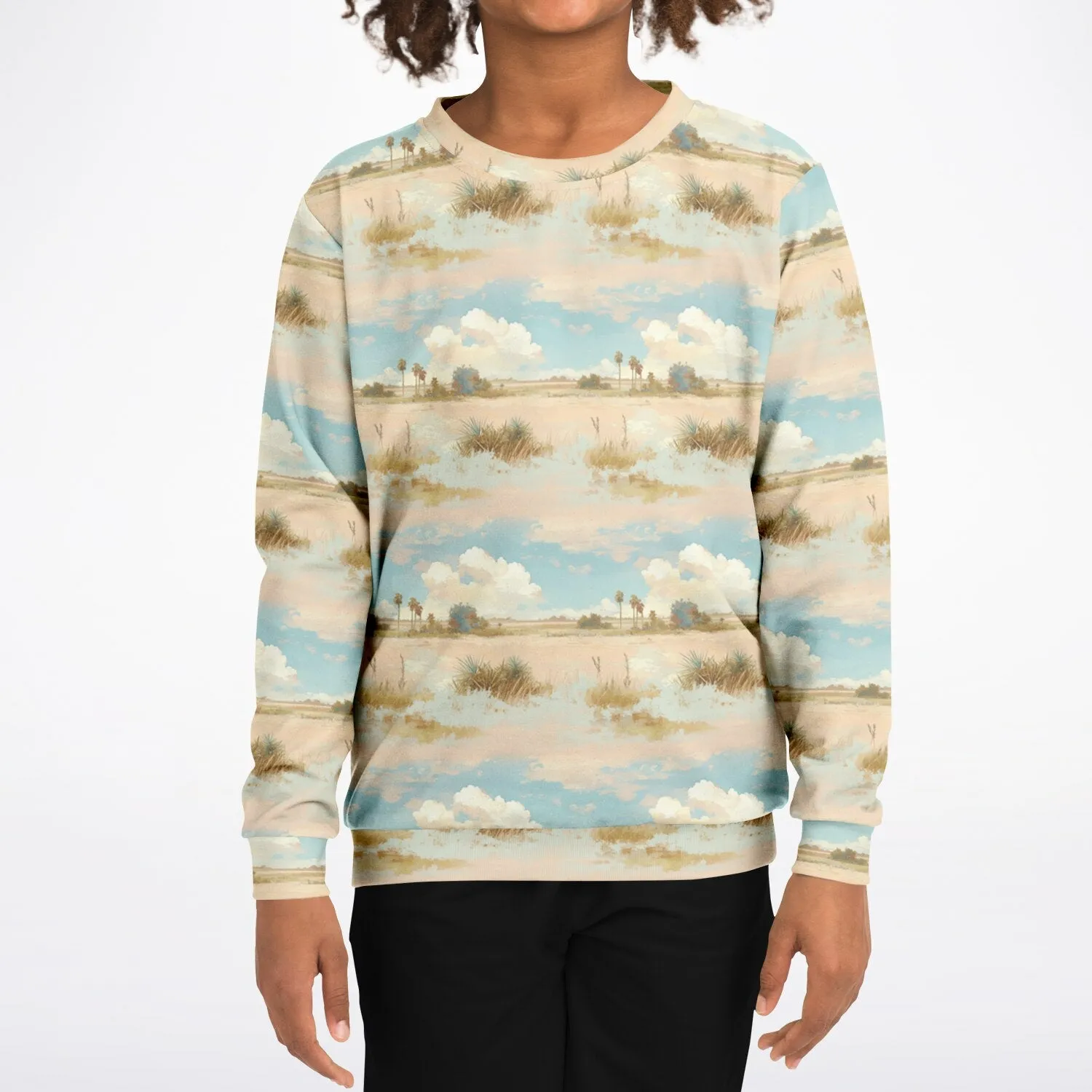 Pastel Ecosystem- Kids Fashion Sweatshirt