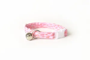 Pastel Pink Rain Cat Collar