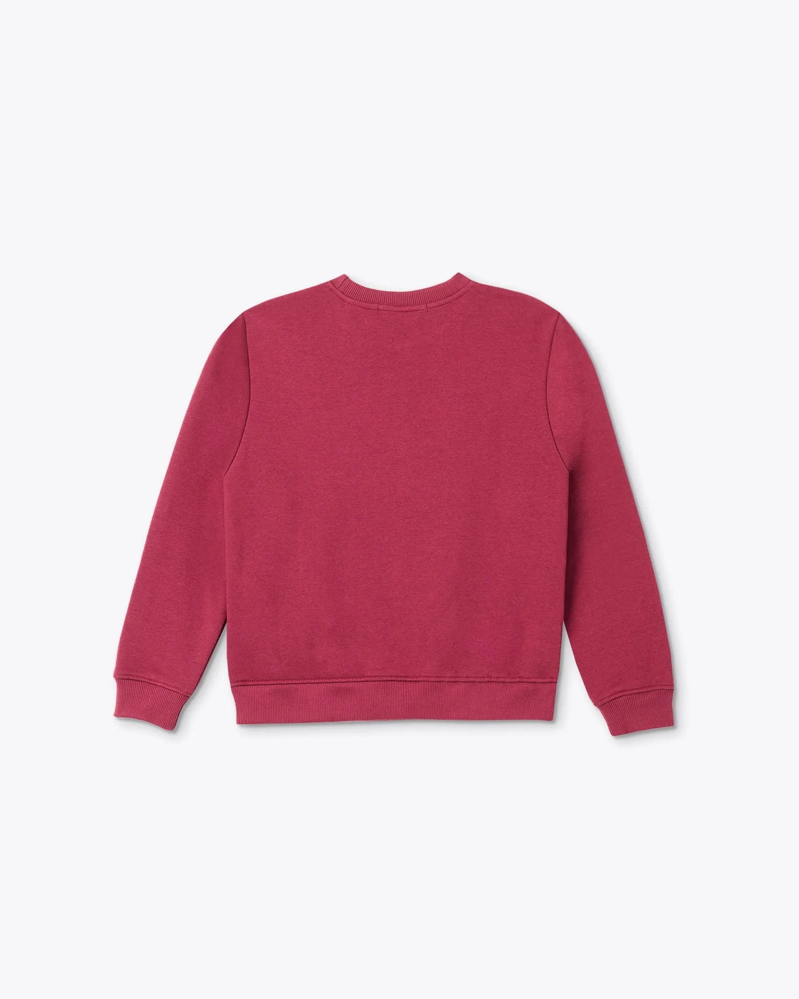 PINK SWEATER WITH ROUND NECK