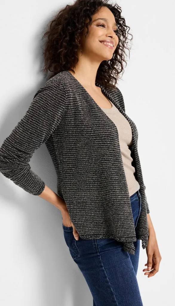 Pixel Knit 4-Way Cardigan