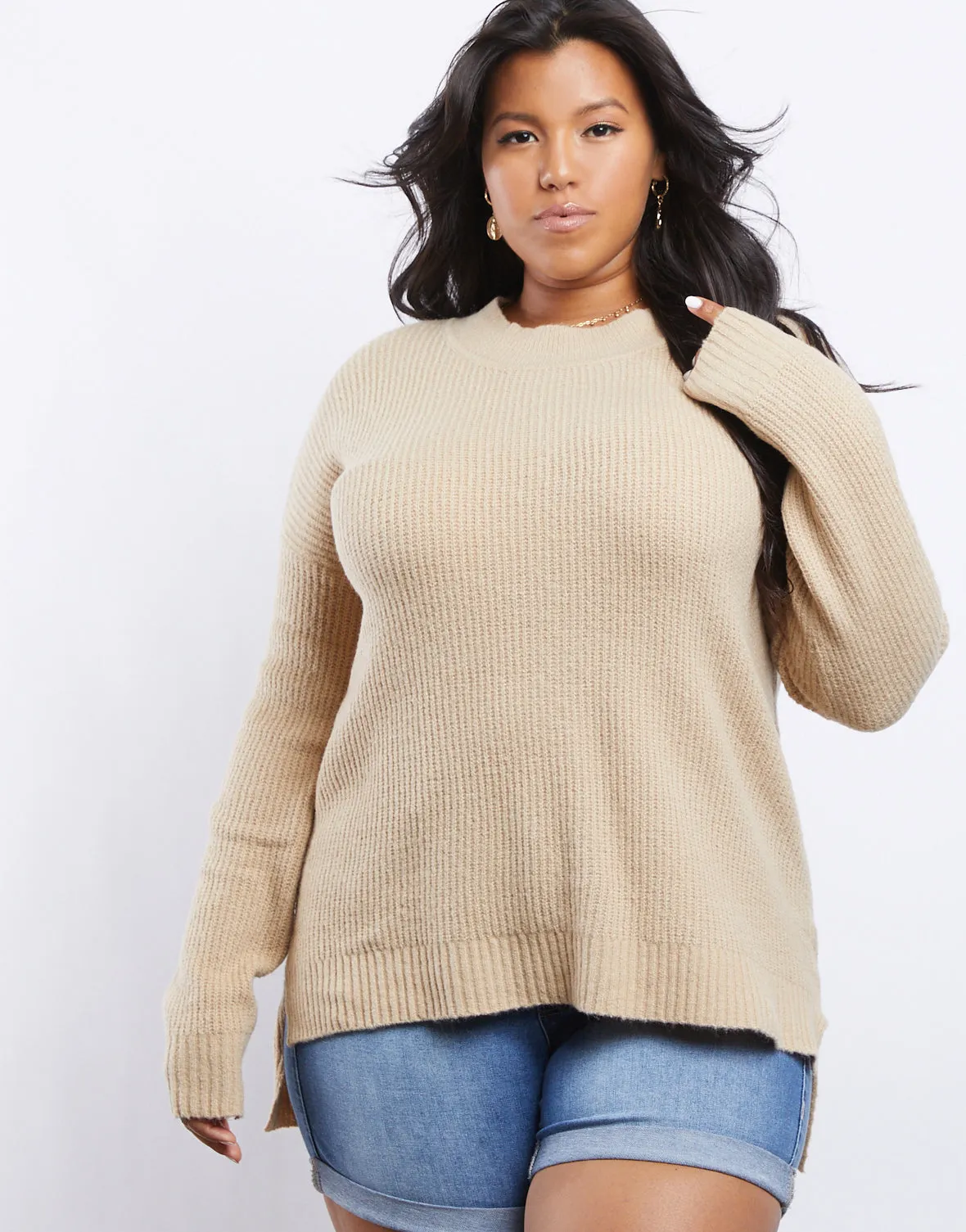 Plus Size Comfy Girl Sweater