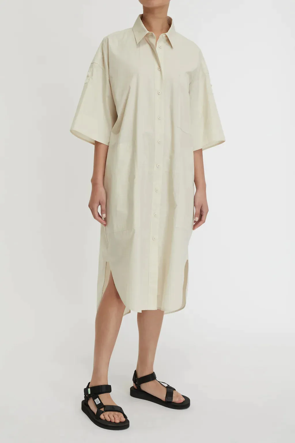 Poplin Shirt Dress