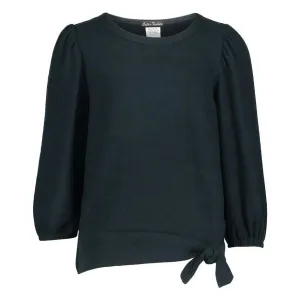 Puffed Sleeve Sweater GIRLS in Dk Green