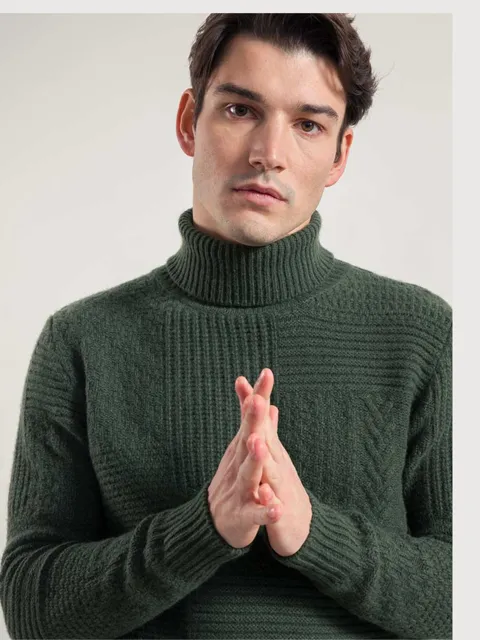 Pullover Bartolomeo Green Cashmere Rigenerated | Rifo