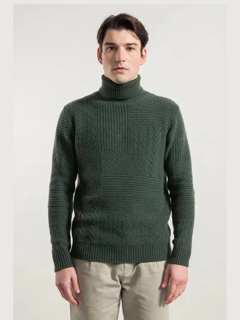 Pullover Bartolomeo Green Cashmere Rigenerated | Rifo