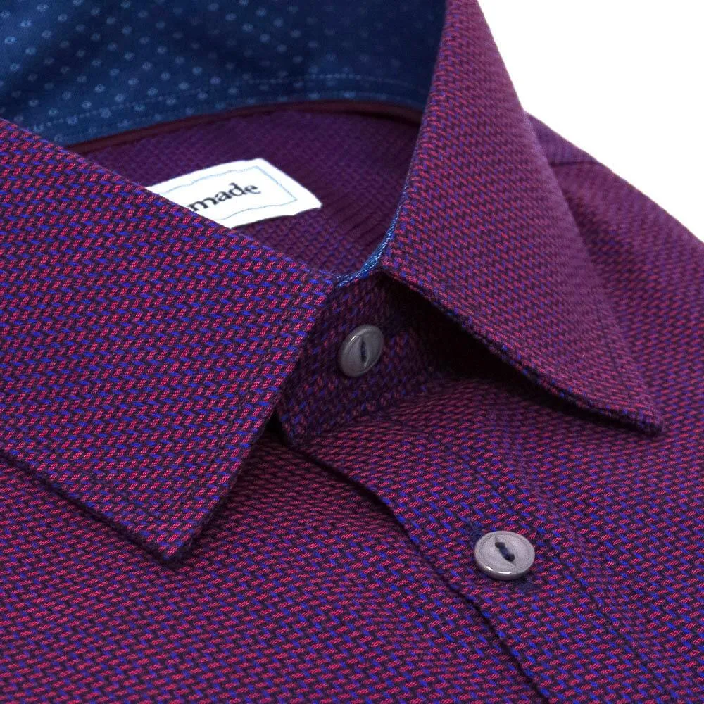 Purple Patterned Dress Shirt | The Plum