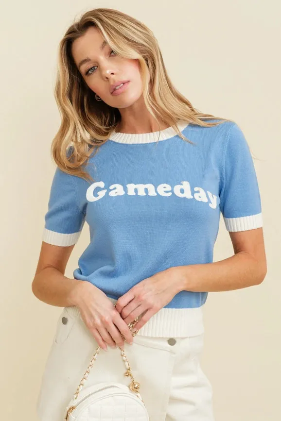 "Gameday" Sweater Top Great For Game Day