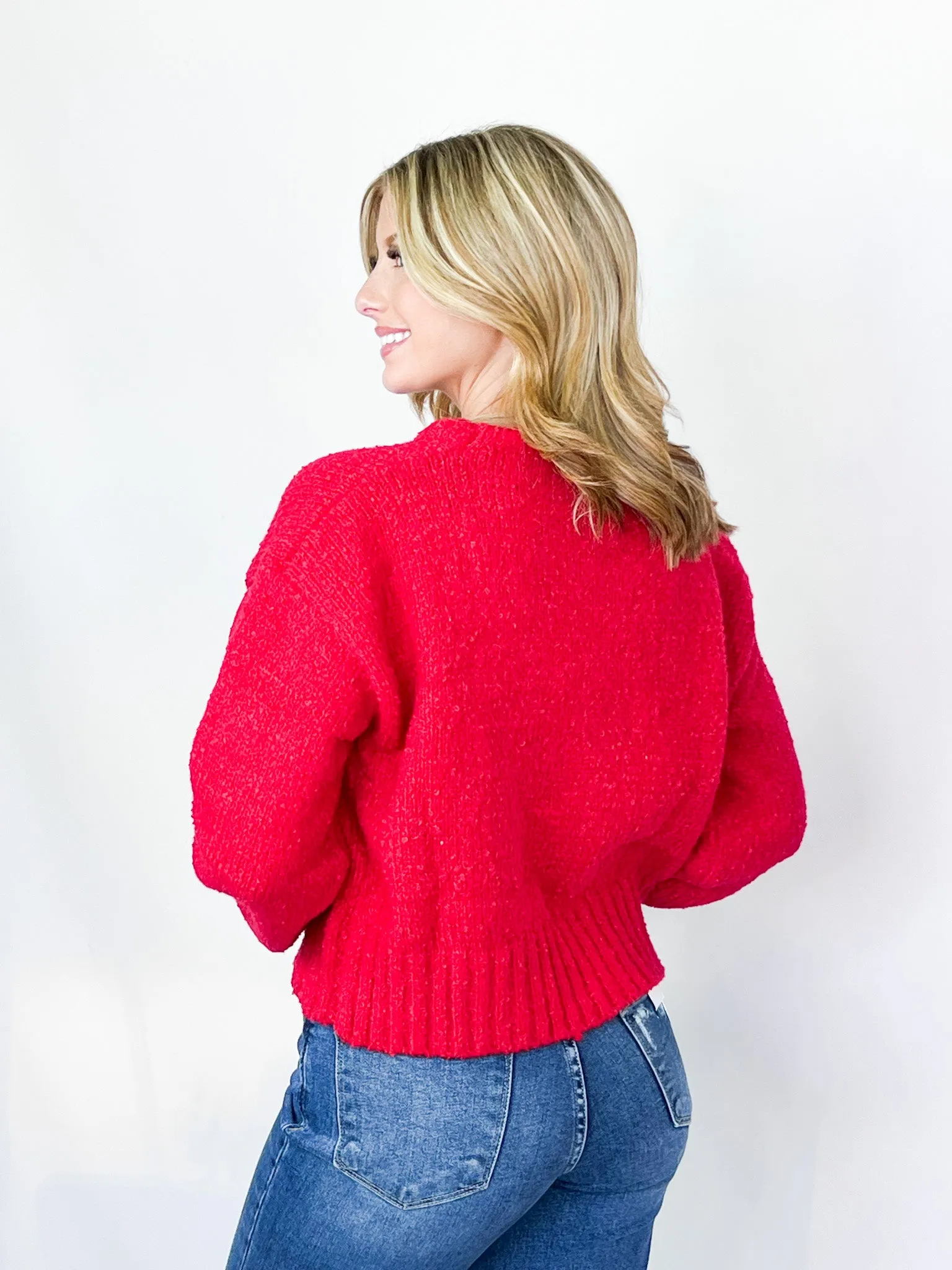 Raema - Red Knit Sweater