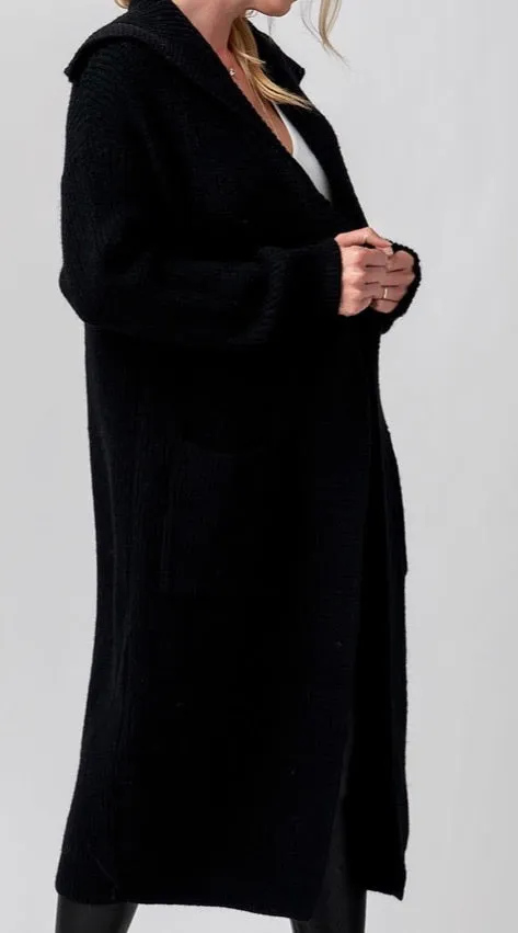 “Raven” Sweater Coat