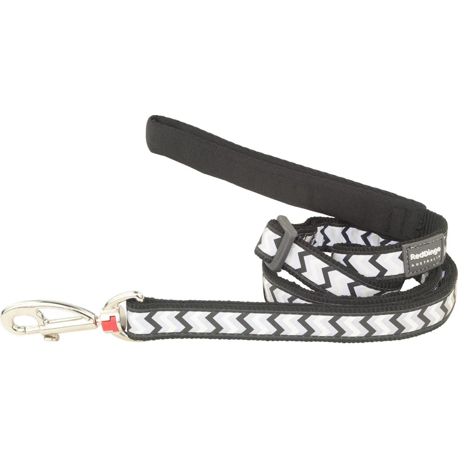 Reflective Ziggy Black Dog Leash