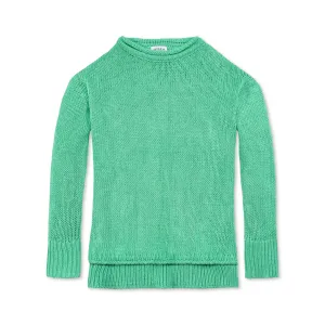 Relaxed Crew Sweater - Spring Green