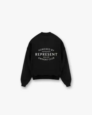 Represent Owners Club Stamp Sweater - Jet Black