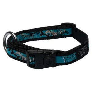 ROGZ TURQUOISE CHROME COLLAR - L