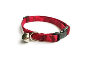 Ruby Red Crystal Cat Collar