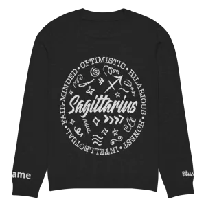 Sagittarius Zodiac Personalized Knit Sweater