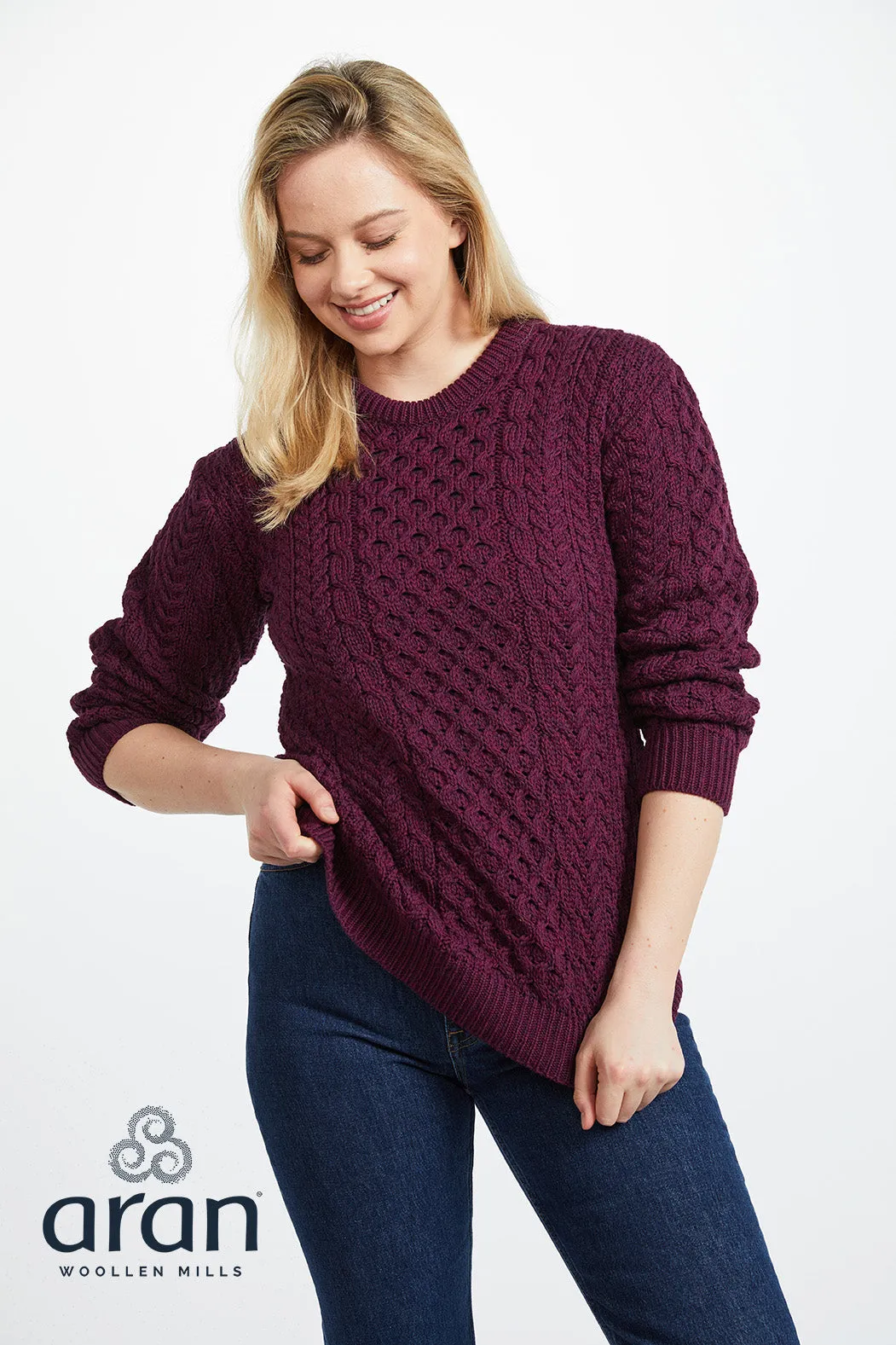 Shaped Traditional Wool Sweater