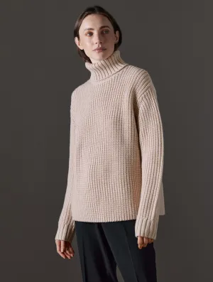 Sherwood Turtleneck Sweater - Blush