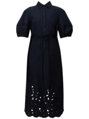 Short Sleeve Midi Shirt Dress