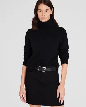 Shrunken Wool Turtleneck