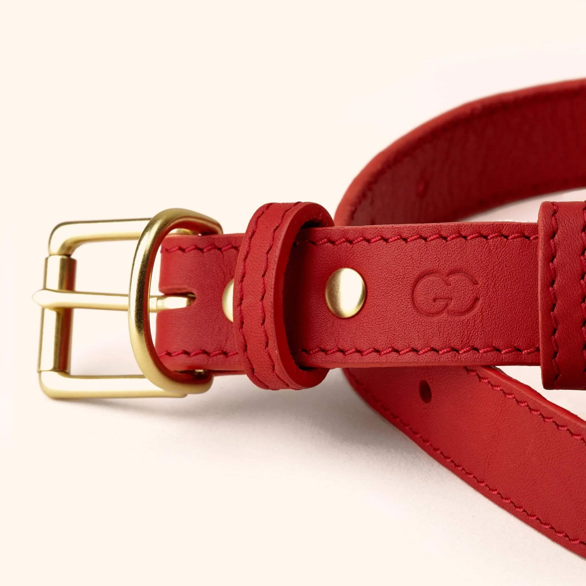 Signature Leather Dog Collar