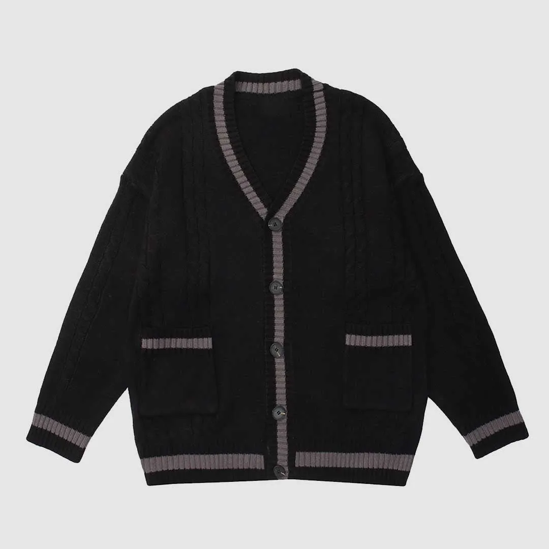 Simple Stitching Cardigan