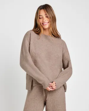 Splendid Stassi Cable Crew Sweater