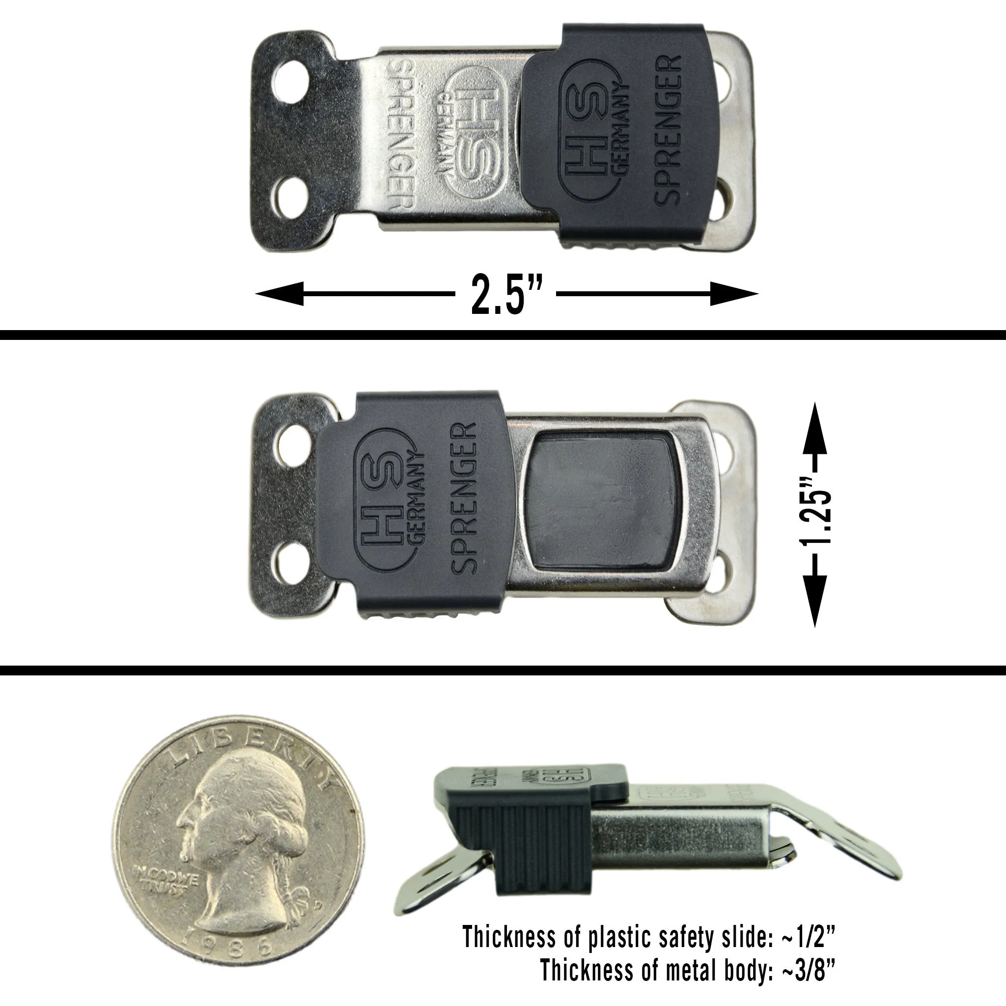 Sprenger Click Lock Center Plate