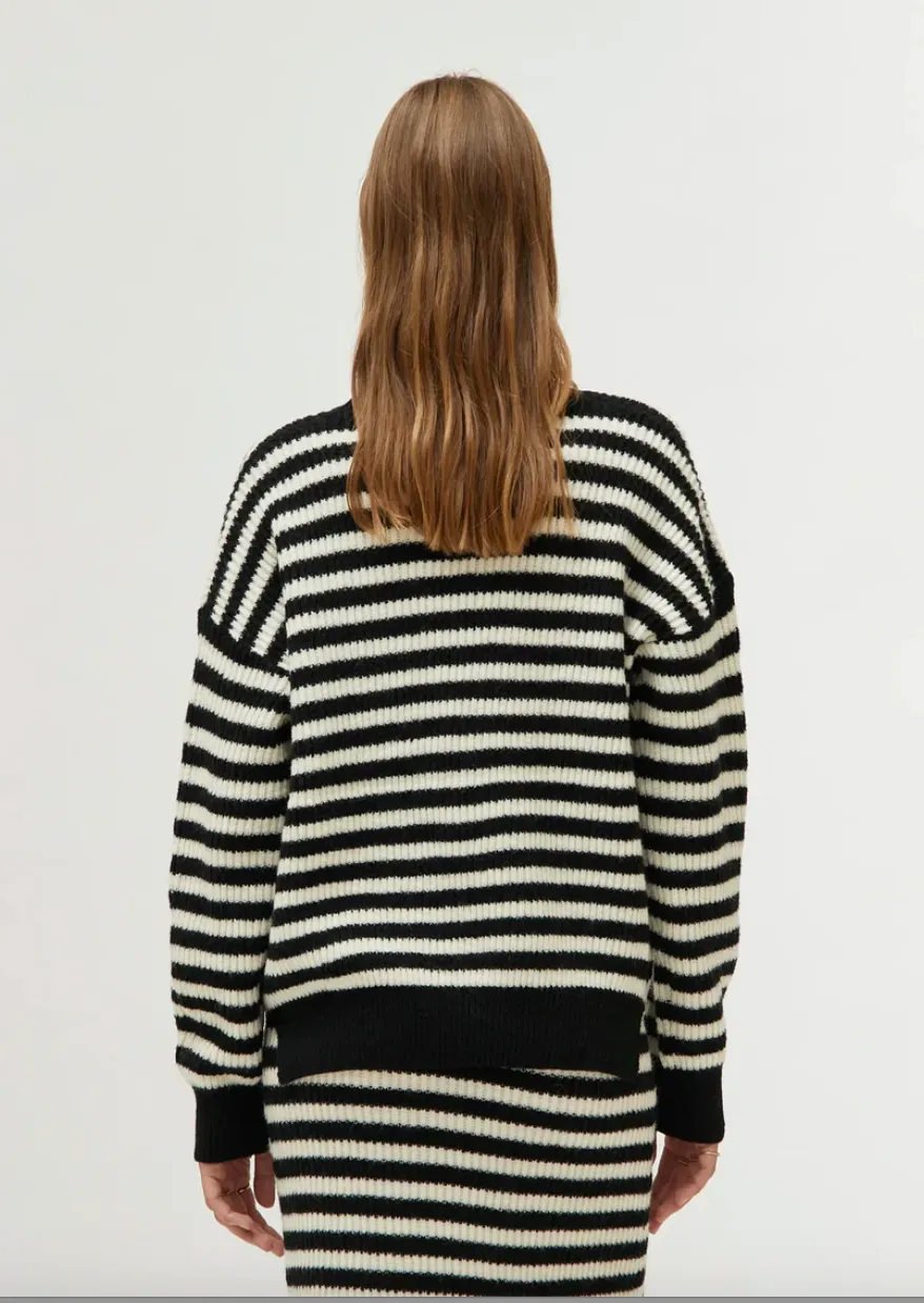 Stripe Knitted Sweater