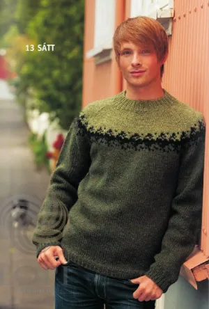 Sátt (Truse) Mens Wool Sweater Green