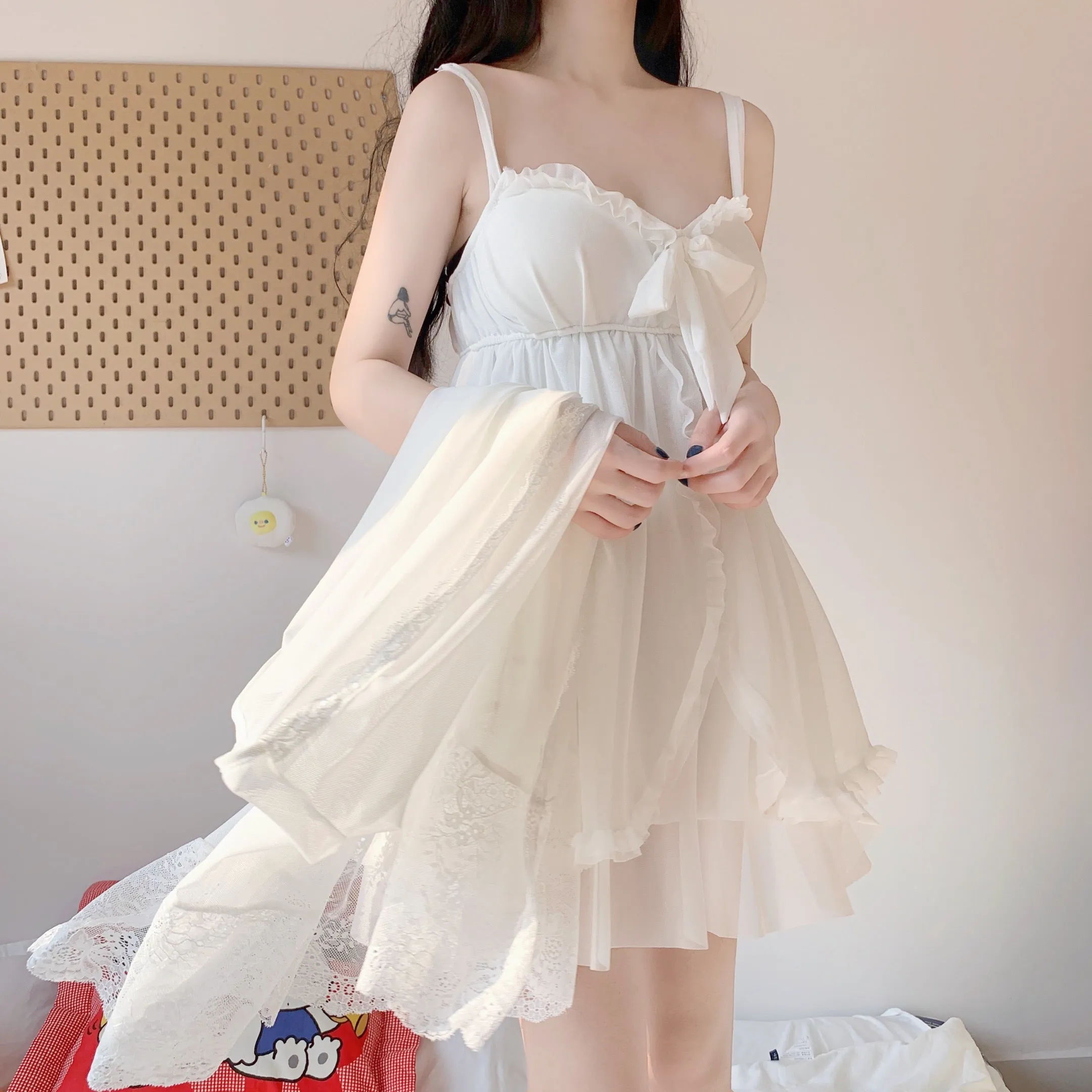 Summer Chiffon Sleepwear Dress