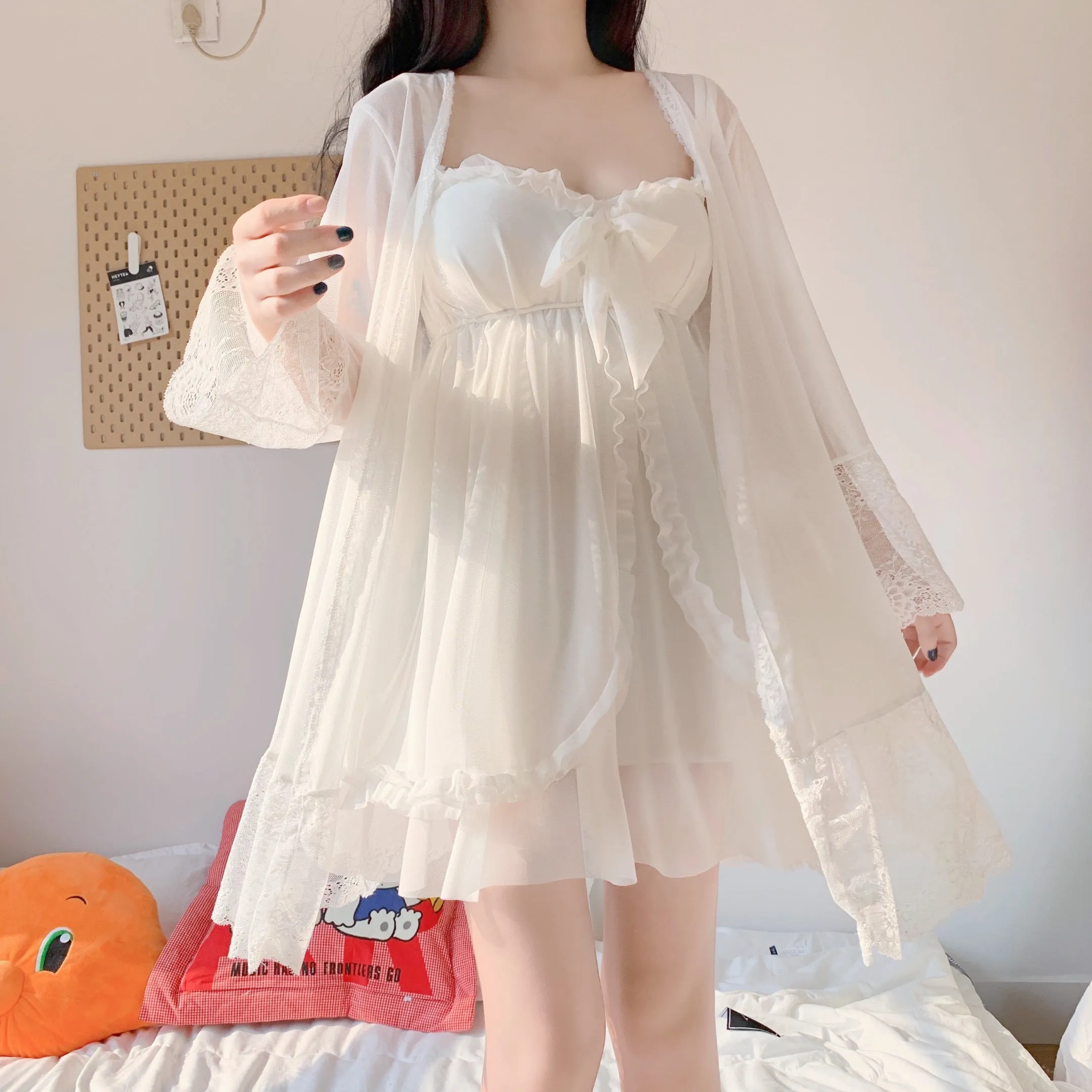 Summer Chiffon Sleepwear Dress