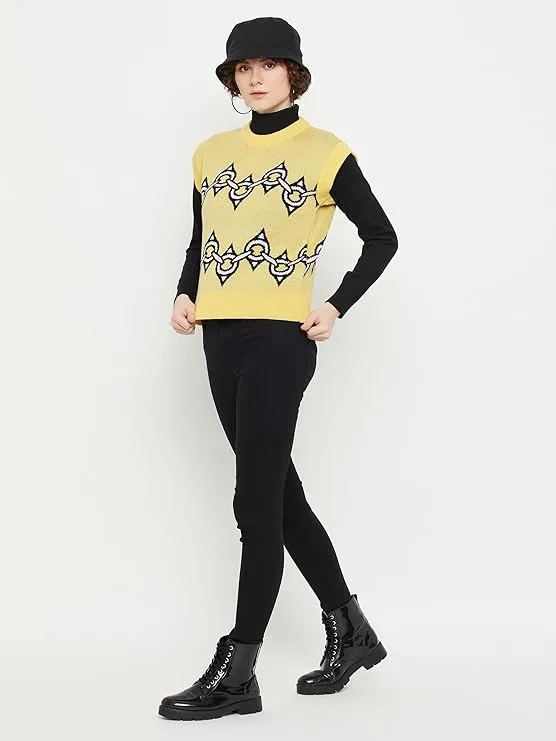 Sunshine Charm Textured Sweater