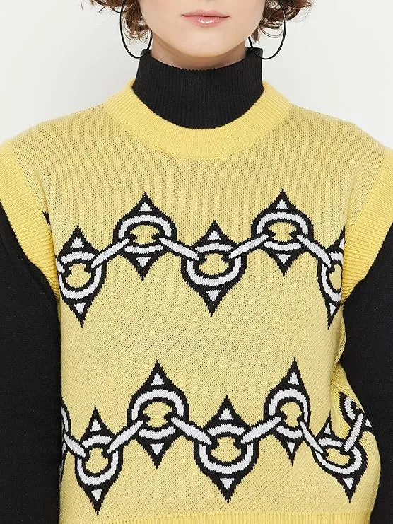 Sunshine Charm Textured Sweater