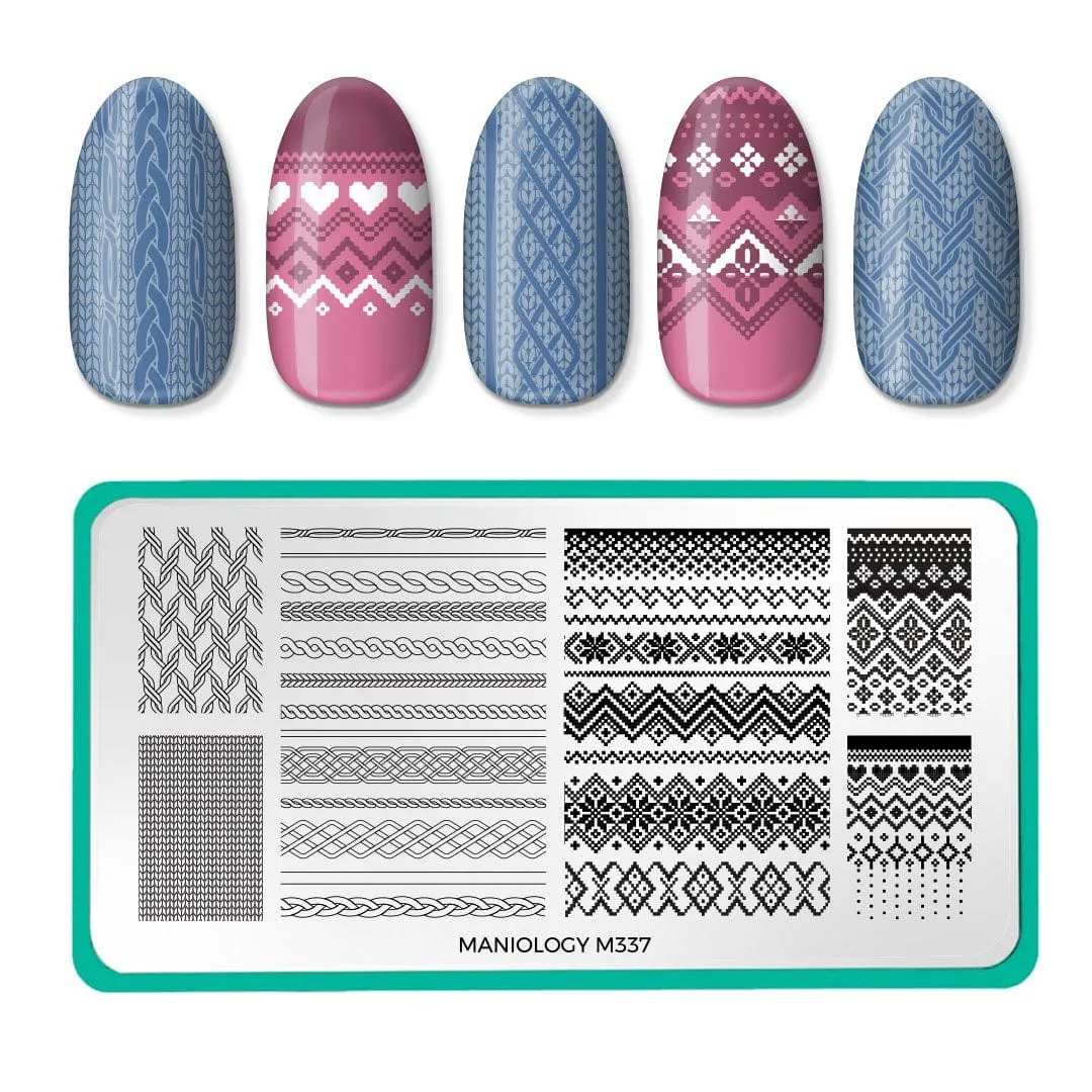 Sweater Weather: Set of 3 Nail Stamping Plates