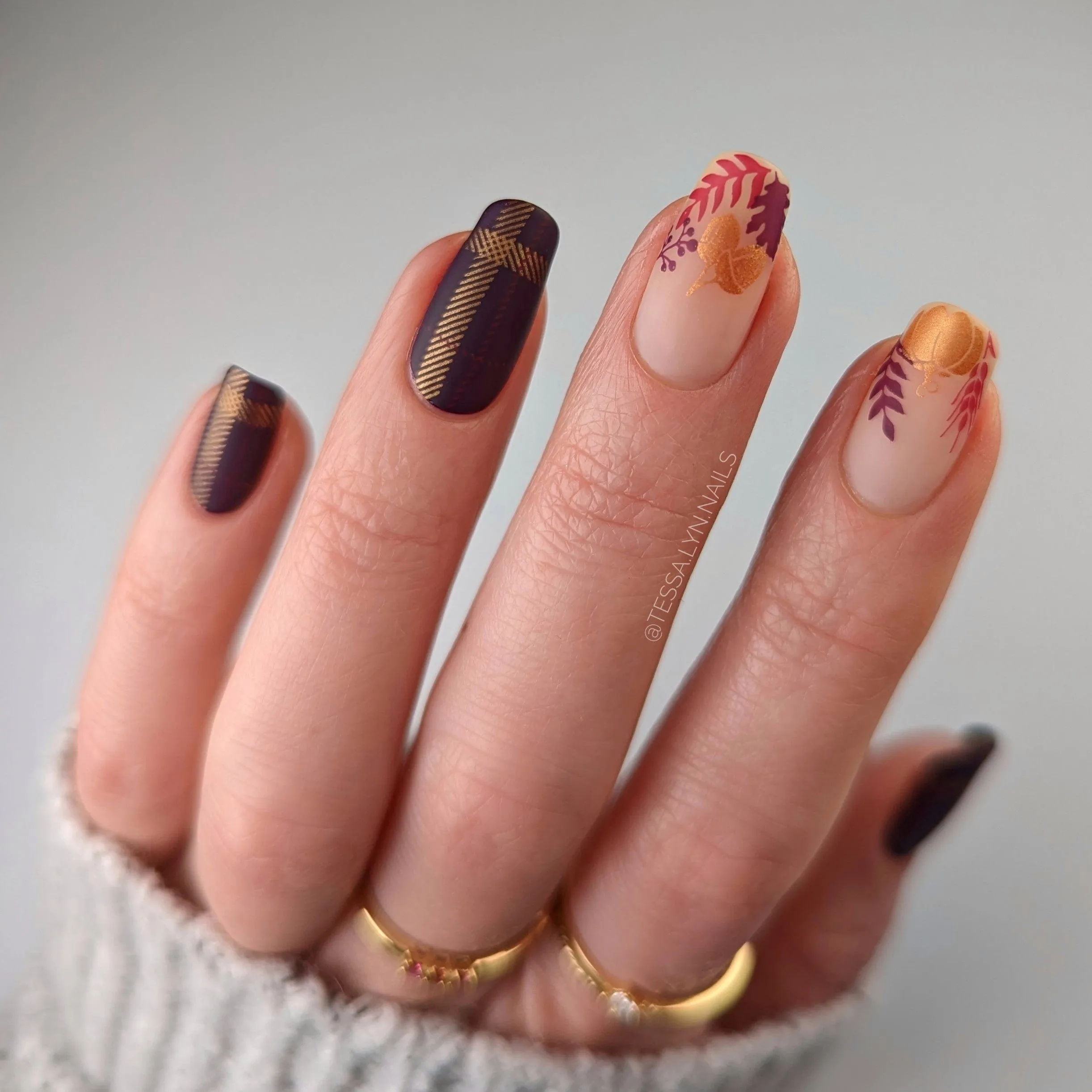 Sweater Weather: Set of 3 Nail Stamping Plates