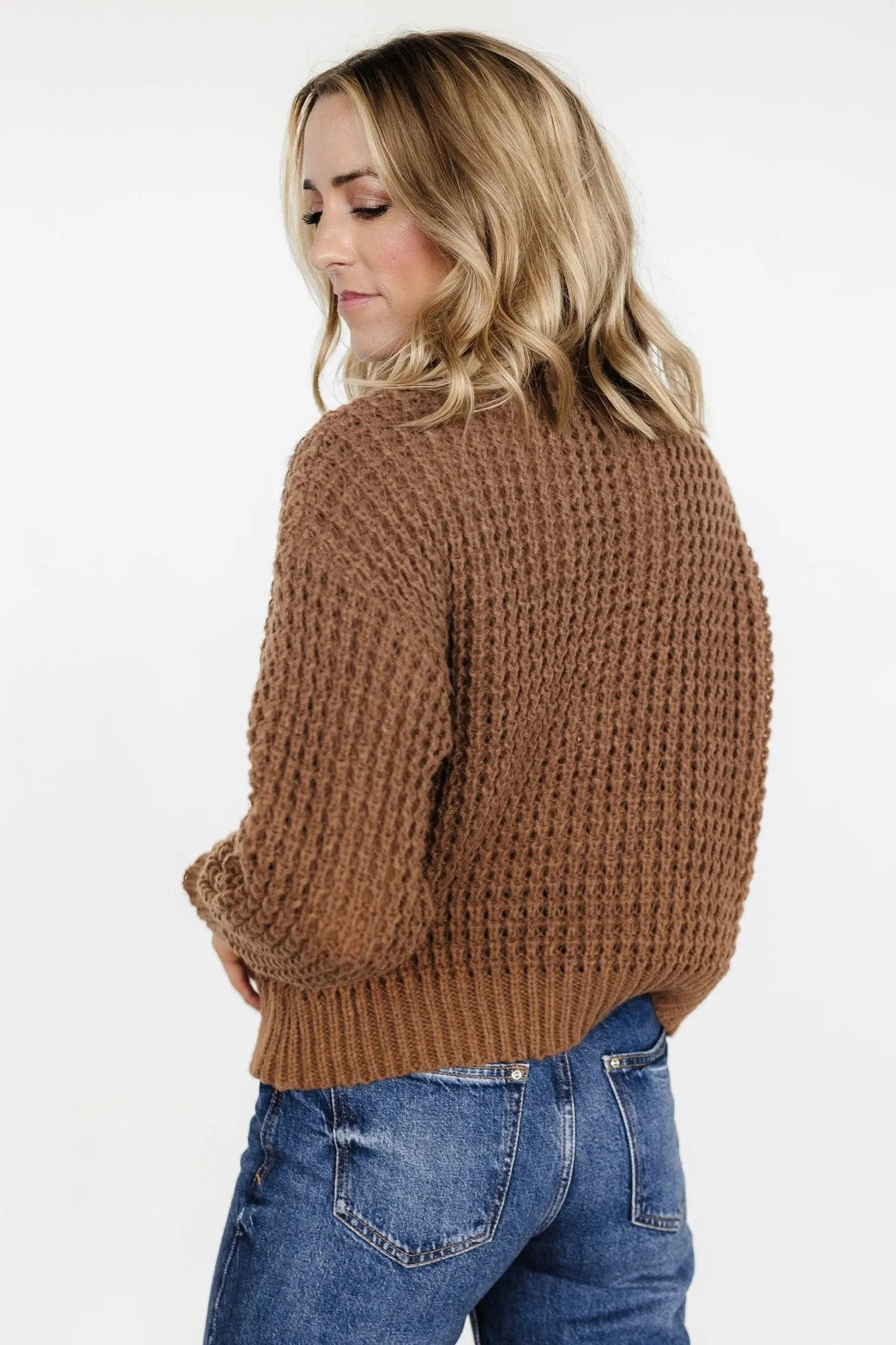 Syracuse Chunky Knit Sweater | Mocha