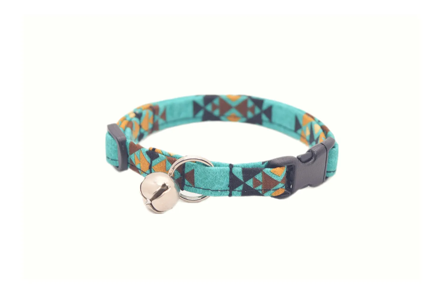 Teal Southwest Tribal Cat Collar