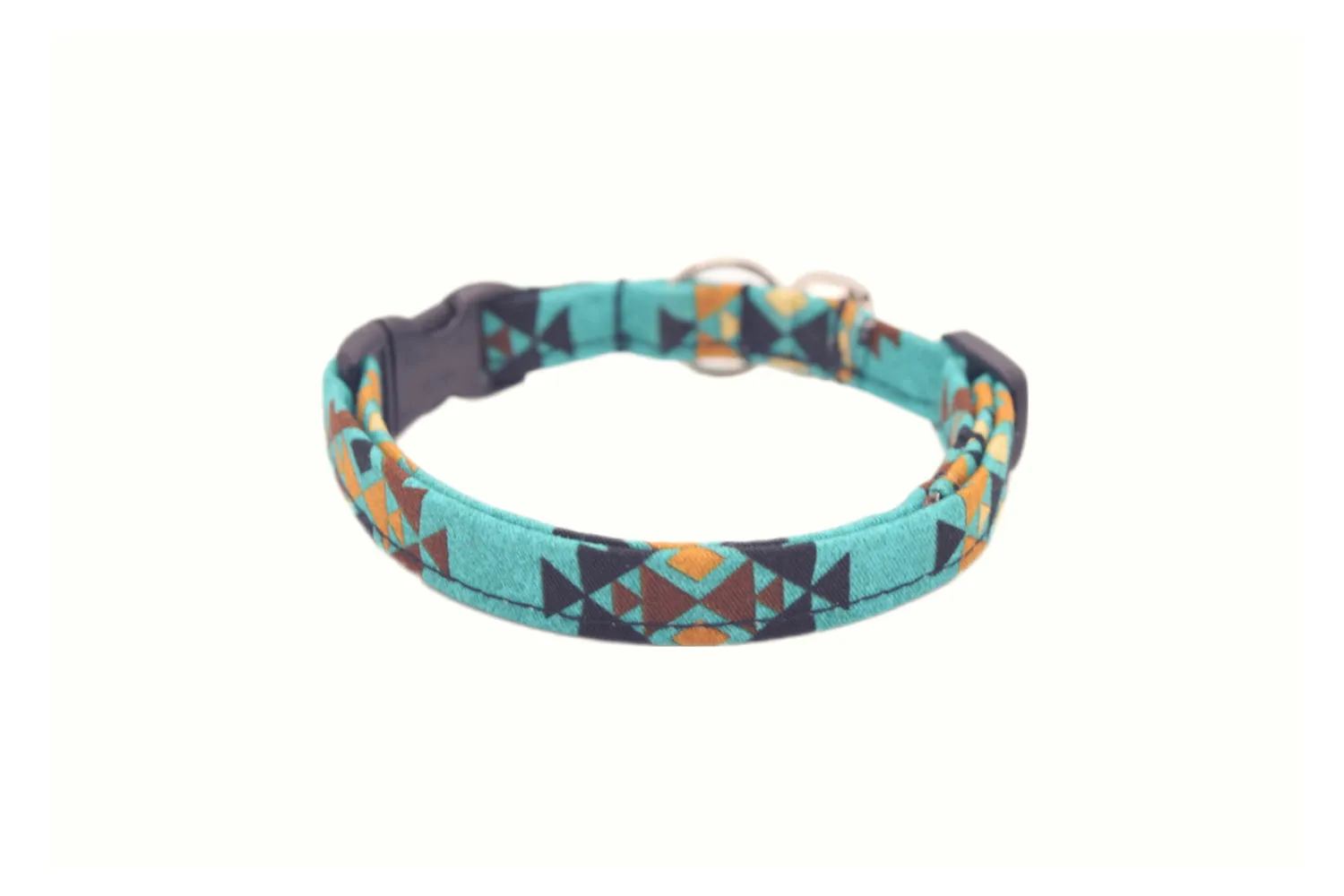 Teal Southwest Tribal Cat Collar