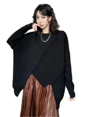 TEEK - Irregular Big Size Knitted Sweater