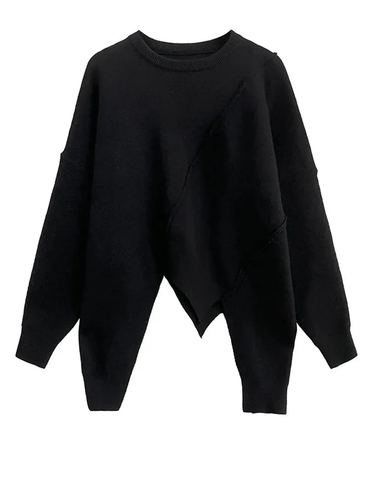 TEEK - Irregular Big Size Knitted Sweater