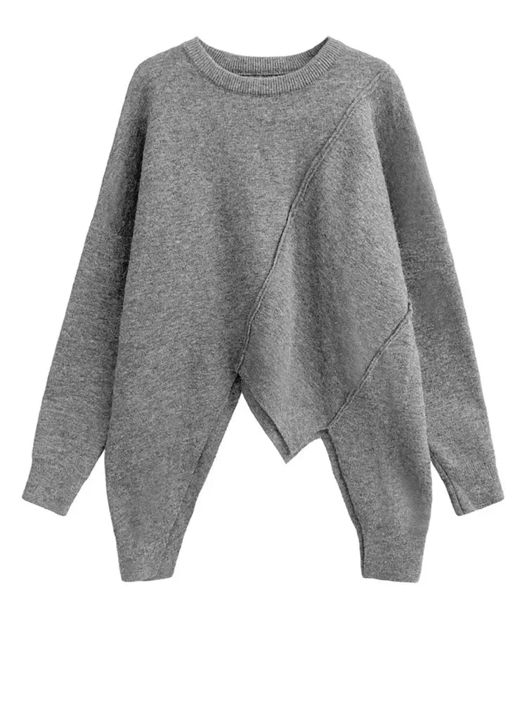 TEEK - Irregular Big Size Knitted Sweater