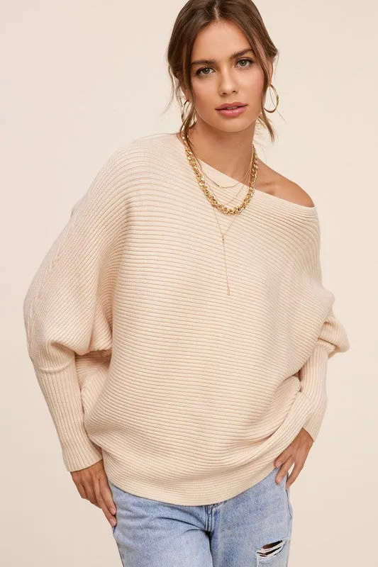 TEEK - Pop Shoulder Mae Sweater