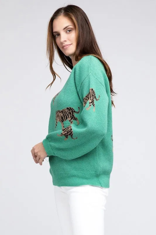 TEEK - Tiger Pattern Sweater