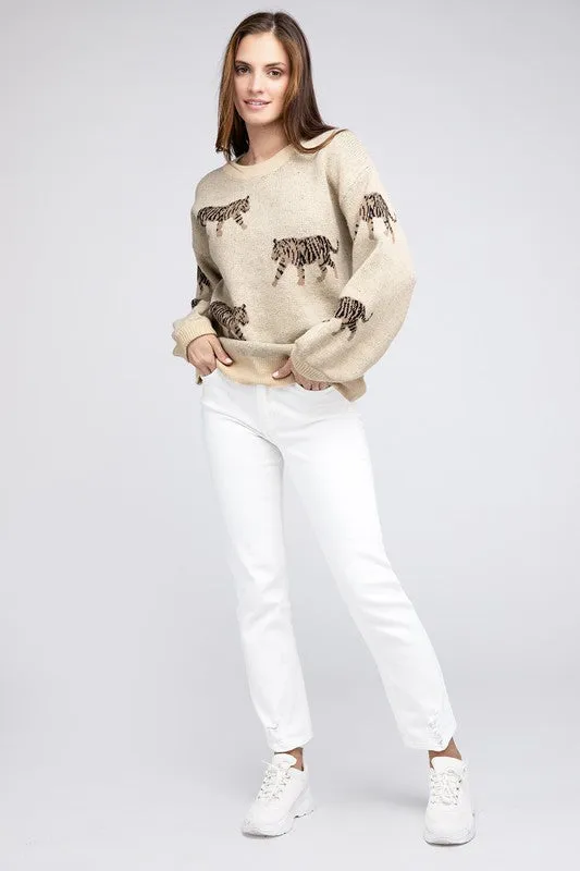 TEEK - Tiger Pattern Sweater