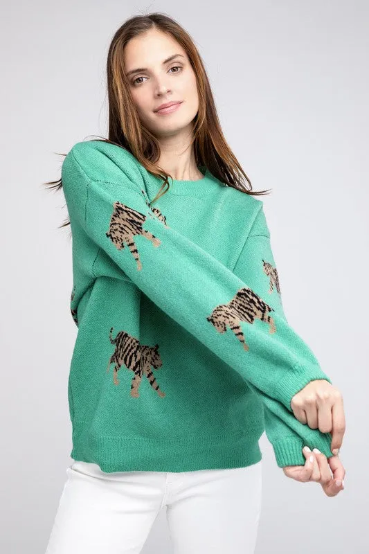 TEEK - Tiger Pattern Sweater