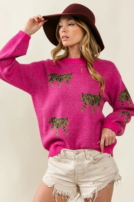 TEEK - Tiger Pattern Sweater