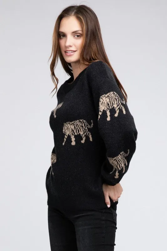 TEEK - Tiger Pattern Sweater