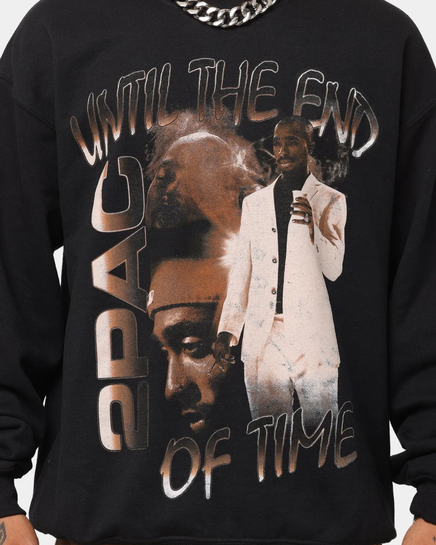 TUPAC Uteot Litho Vintage Sweater Black