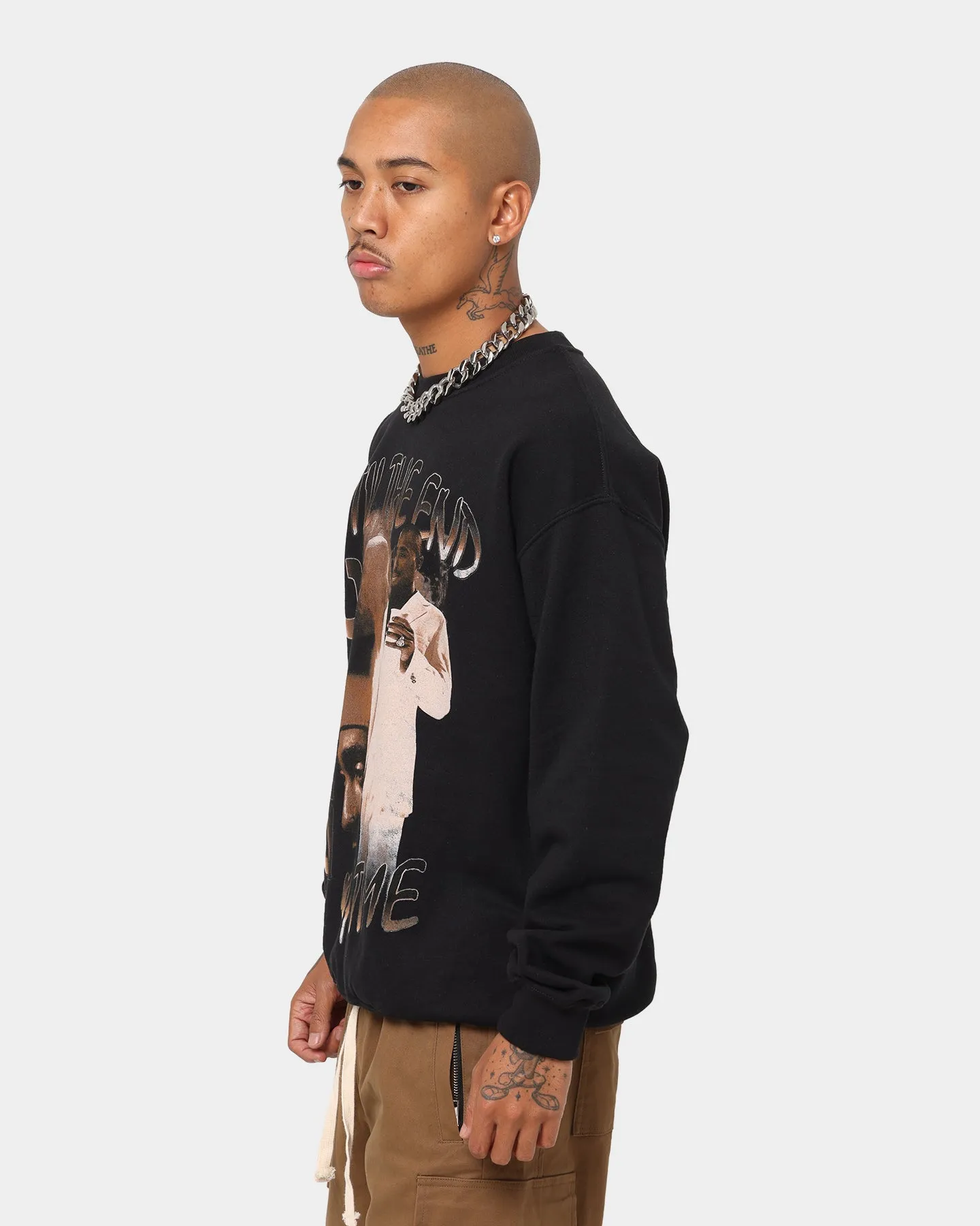 TUPAC Uteot Litho Vintage Sweater Black