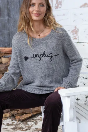 Unplug Crew Sweater